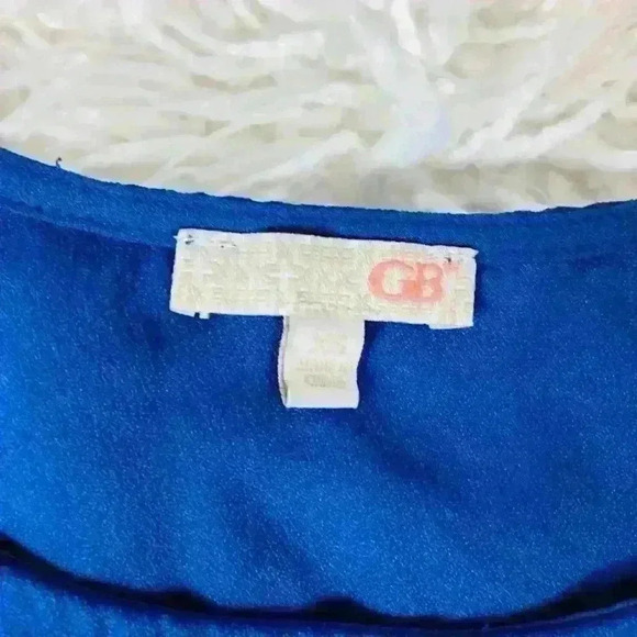 Gianni Bini Royal Blue Dress Shirt - Picture 4 of 5